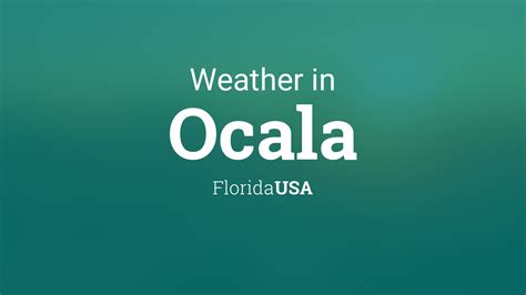 30 day forecast ocala fl